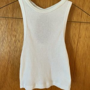 Crop top w/ circle cut out on back